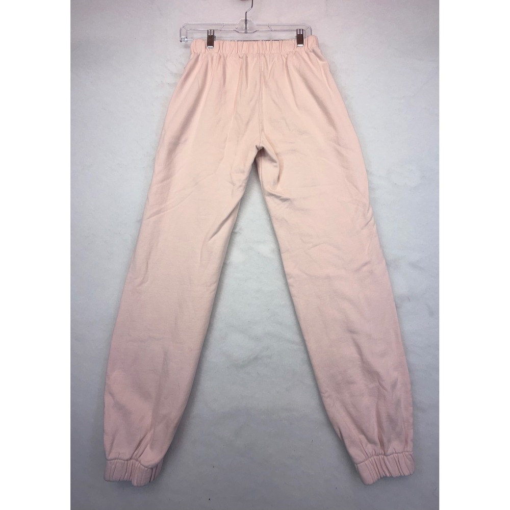 Brandy Melville Rosa Sweatpants Pink High Waisted Joggers One Size